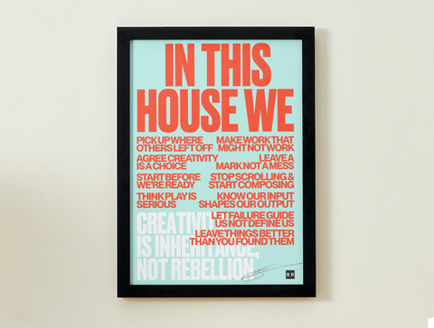 LESSONS IN CREATIVITY MANIFESTO POSTER BUNDLE