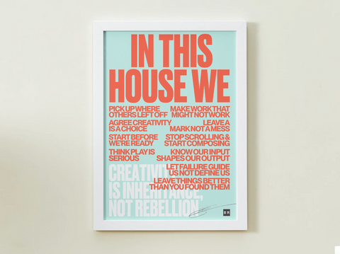 LESSONS IN CREATIVITY MANIFESTO POSTER BUNDLE