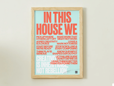 LESSONS IN CREATIVITY MANIFESTO POSTER BUNDLE