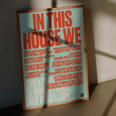 LESSONS IN CREATIVITY MANIFESTO POSTER BUNDLE