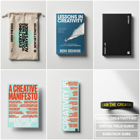 CREATIVE CONFIDENCE KIT + BOOK AND JOURNAL (Signed)